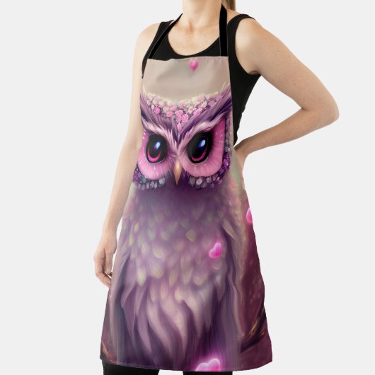 Fantasy Pink Fluffy Kawaii Owl Schort (Insitu)
