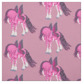 Fantasy Pixie Fairy Clydesdale Paard Stof (Swatch)