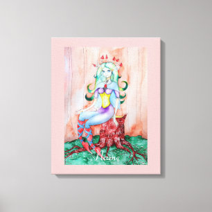 Fantasy Pixie Fairy Thunder_Cove Canvas Afdruk