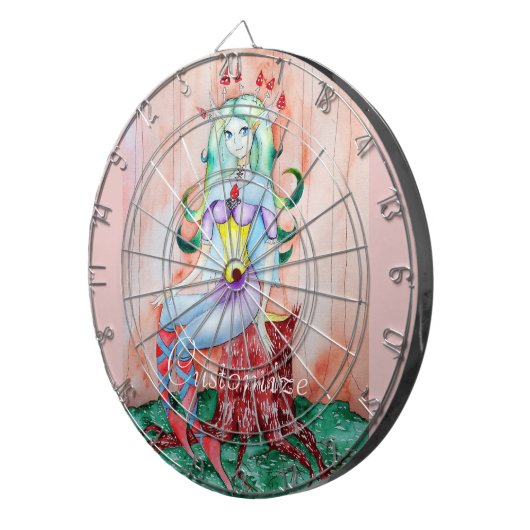 Fantasy Pixie Fairy Thunder_Cove Dartbord (Voorkant Rechts)