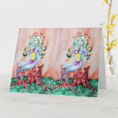 Fantasy Pixie Fairy Thunder_Cove Kaart (Gele Bloem)