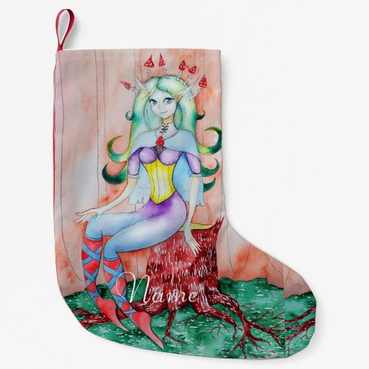 Fantasy Pixie Fairy Thunder_Cove Kleine Kerstsok (Voorkant)