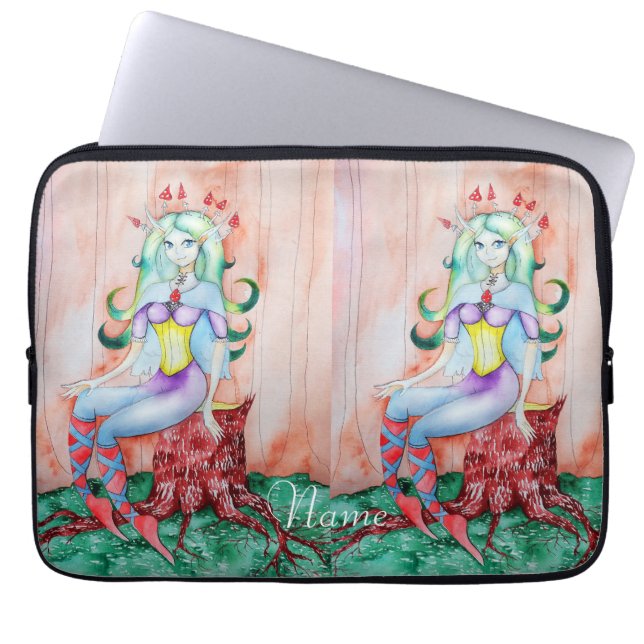 Fantasy Pixie Fairy Thunder_Cove Laptop Sleeve (Voorkant)