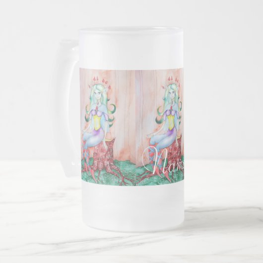 Fantasy Pixie Fairy Thunder_Cove Matglas Bierpul (Voorkant links)