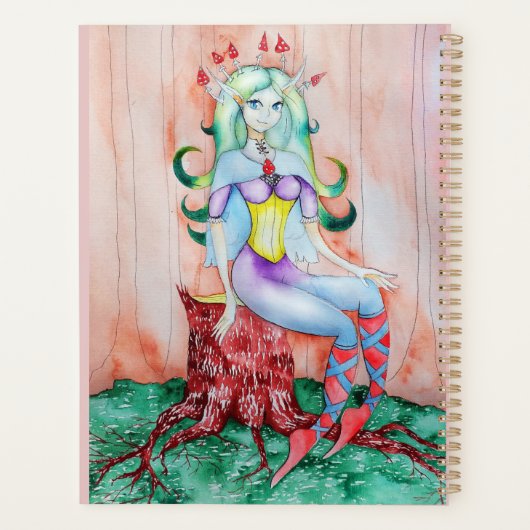 Fantasy Pixie Fairy Thunder_Cove Planner (Achterkant)