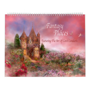 Fantasy Plaatst Art Agenda Kalender