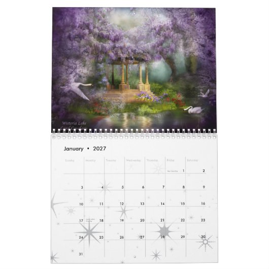 Fantasy Places 2010 Agenda Kalender (Jan 2027)