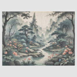 Fantasy Plant en Bloem Bos Tissue Papier