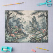 Fantasy Plant en Bloemen Bos Tissue Papier (Craft)