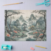 Fantasy Plant en Bloemen Bos Tissue Papier (Craft)