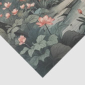 Fantasy Plant en Flower Forest Tissue Paper Tissuepapier (Detail)