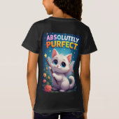 Fantasy Poesje Met Feeënvleugels T-shirt (Achterkant)