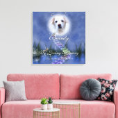 Fantasy Pond Voeg uw huisdier Foto Memorial Canvas Afdruk (Insitu (Woonkamer))