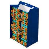 Fantasy Poppies Medium Cadeauzakje (Voorkant Gekanteld)