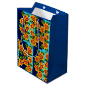 Fantasy Poppies Medium Cadeauzakje (Achterkant Gekanteld)