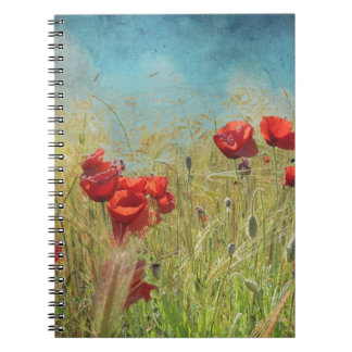 Fantasy poppies notitieboek