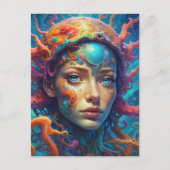 Fantasy Portrait Briefkaart (Voorkant)