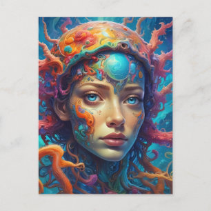 Fantasy Portrait Briefkaart