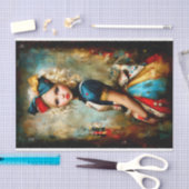 Fantasy Portrait of a Modern Alice DY7L Decoupage Tissuepapier (Craft)