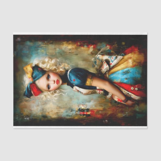Fantasy Portrait of a Modern Alice DY7L Decoupage Tissuepapier (Voorkant)