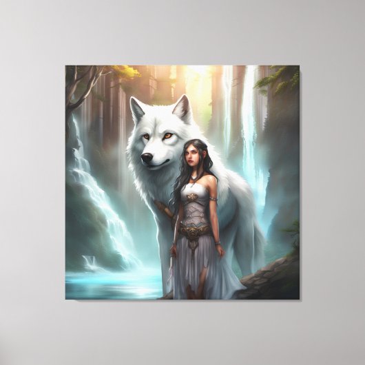 Fantasy- Premium omwikkeld canvas (glans) Afdruk (Voorkant)