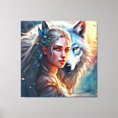Fantasy- Premium omwikkeld canvas (glans) Afdruk (Voorkant)