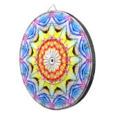 Fantasy Priest Mage Magial Vibrant Mandela Dartbord (Voorkant Rechts)