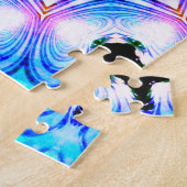 Fantasy Priest Mage Magial Vibrant Mandela Legpuzzel (Zijkant)