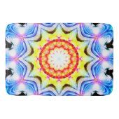 Fantasy Priest Mage Magical Vibrant Mandela Badmat (Voorkant)