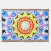 Fantasy Priest Mage Magical Vibrant Mandela Deken (Voorkant)