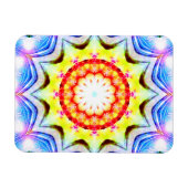 Fantasy Priest Mage Magical Vibrant Mandela Magneet (Horizontaal)