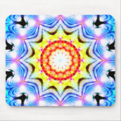 Fantasy Priest Mage Magical Vibrant Mandela Muismat (Voorkant)