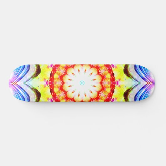 Fantasy Priest Mage Magical Vibrant Mandela Persoonlijk Skateboard (Horizontaal)