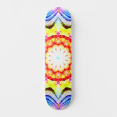 Fantasy Priest Mage Magical Vibrant Mandela Persoonlijk Skateboard (Voorkant)