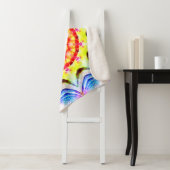 Fantasy Priest Mage Magical Vibrant Mandela Sherpa Deken (In situ)