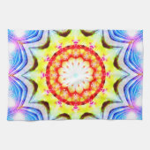 Fantasy Priest Mage Magical Vibrant Mandela Theedoek (Horizontaal)