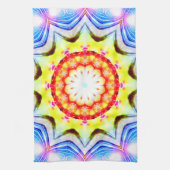 Fantasy Priest Mage Magical Vibrant Mandela Theedoek (Verticaal)