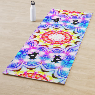 Fantasy Priest Mage Magical Vibrant Mandela Yogamat