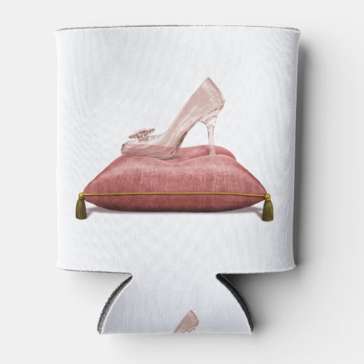 Fantasy Princess Glass Slipper Cinderella Blikjeskoeler (Voorkant)