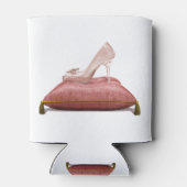 Fantasy Princess Glass Slipper Cinderella Blikjeskoeler (Achterkant)