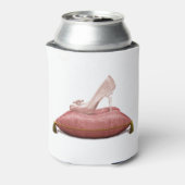 Fantasy Princess Glass Slipper Cinderella Blikjeskoeler (Blikje Achterkant)