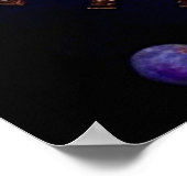 Fantasy Princess Purple Flowers Poster (Hoek)