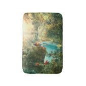 Fantasy Princess: Zomer Natuur Vintage. Badmat (Voorkant Verticaal)