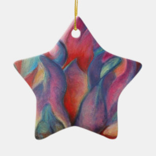 Fantasy Protea Keramisch Ornament