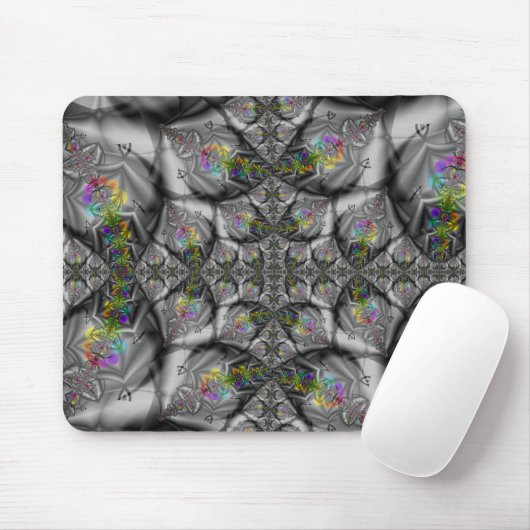 Fantasy | Rainbow Fractal Art Muismat (Met muis)