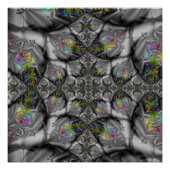 Fantasy | Rainbow Fractal Art Perfect Poster (Voorkant)