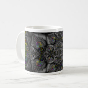 Fantasy   Rainbow Fractal Art Wrap Koffiemok