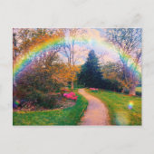 Fantasy Rainbow Garden Briefkaart (Voorkant)