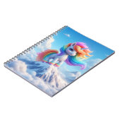 Fantasy Rainbow Unicorn Notitieboek (Linkerzijde)