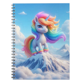 Fantasy Rainbow Unicorn Notitieboek